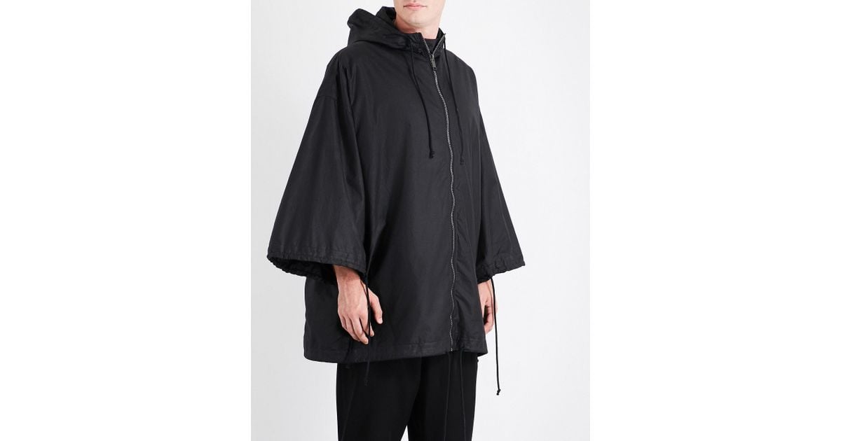 Toogood Explorer Hooded Waxed-cotton Coat in Black | Lyst Canada