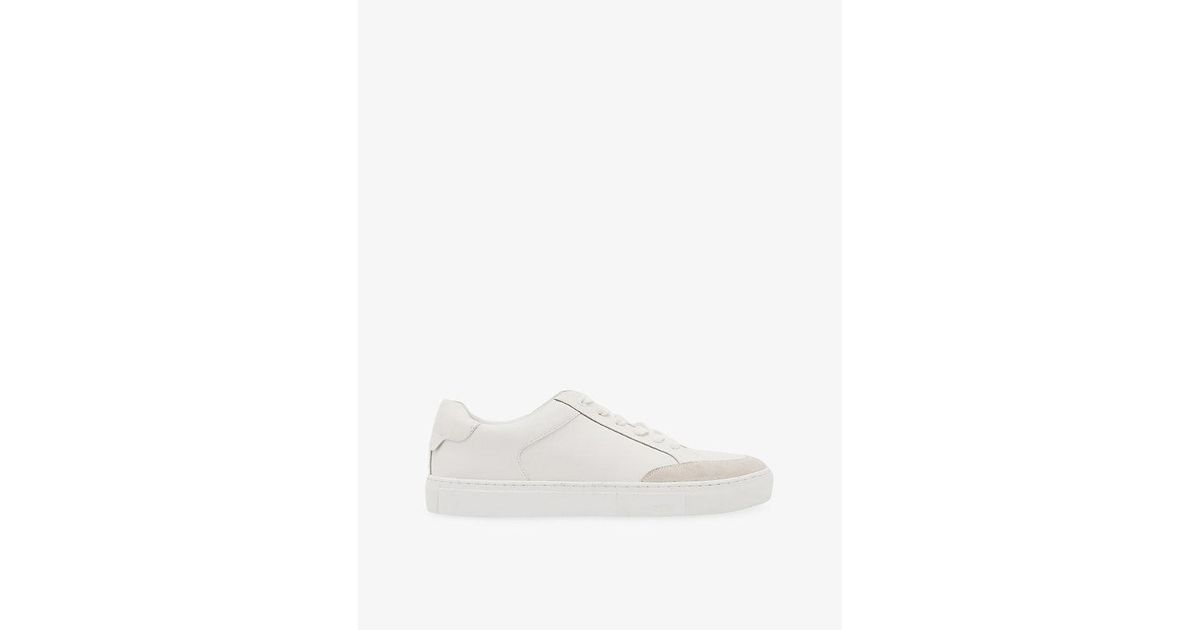Finton Reiss Finton Leather Trainers in White for Men | Lyst UK