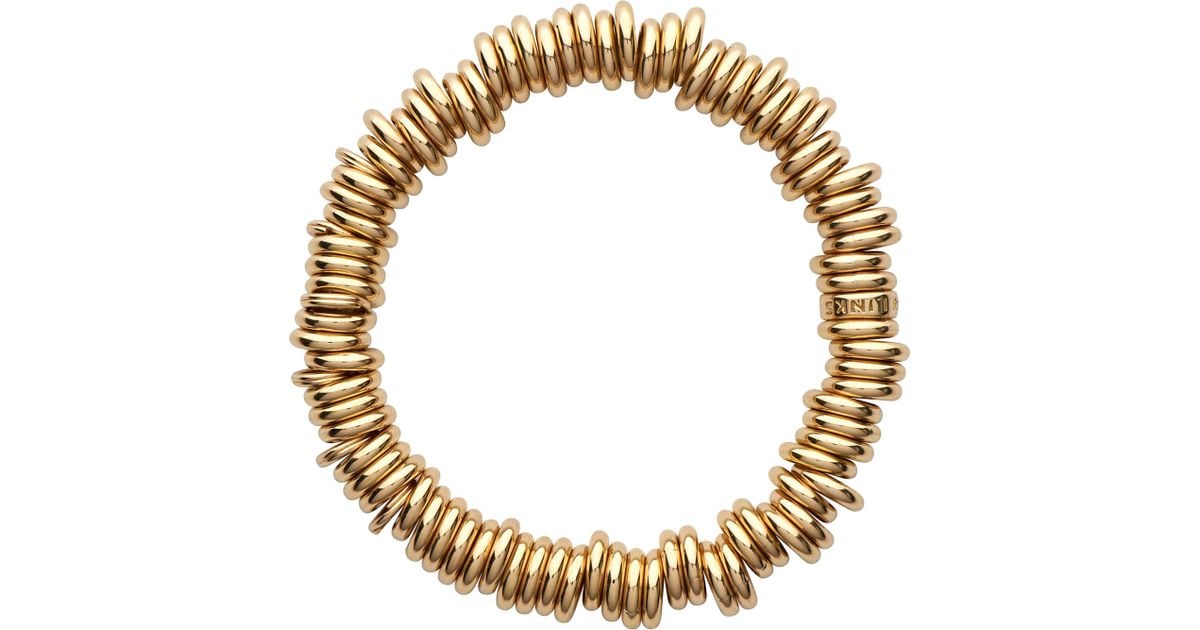 Links Of London 18 Carat Gold Rolled Sweetie Bracelet In Metallic Lyst Links Of London 18 Carat Gold Rolled Sweetie Bracelet In Metallic Lyst