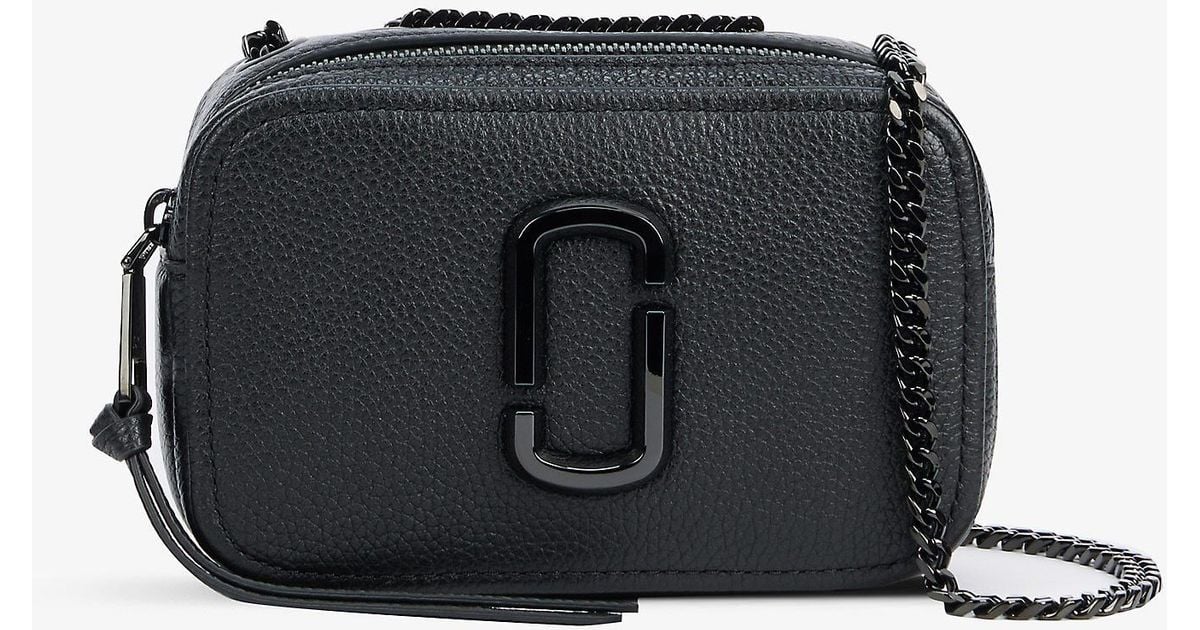 Marc Jacobs Glamshot Leather Cross-body Bag in Black | Lyst Canada