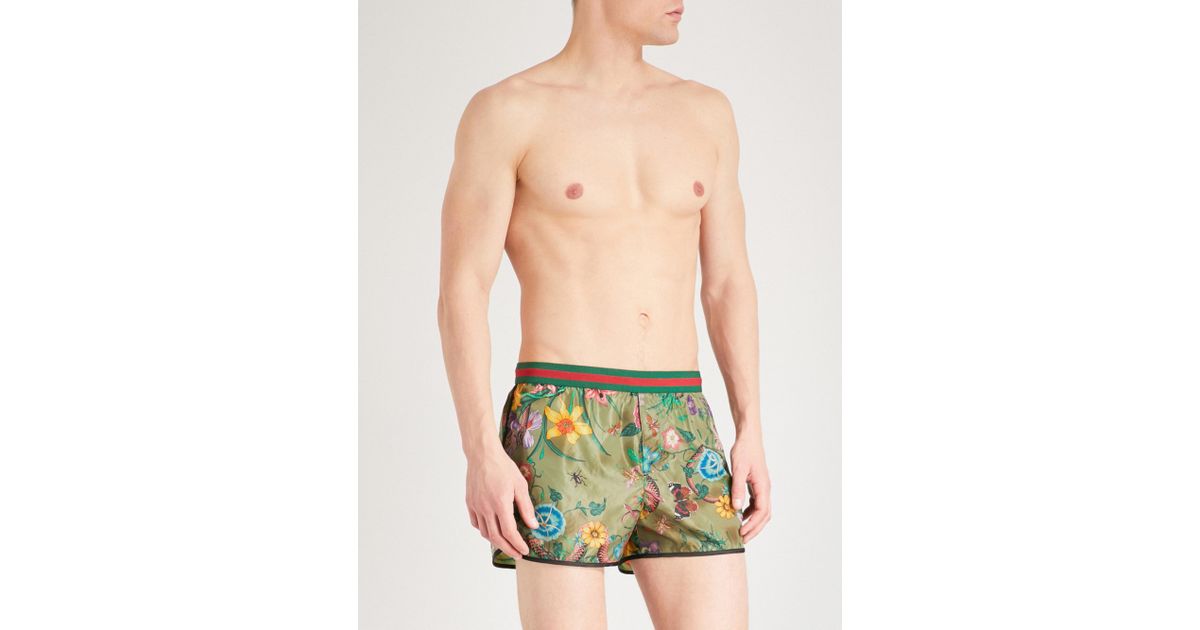 gucci swim shorts selfridges