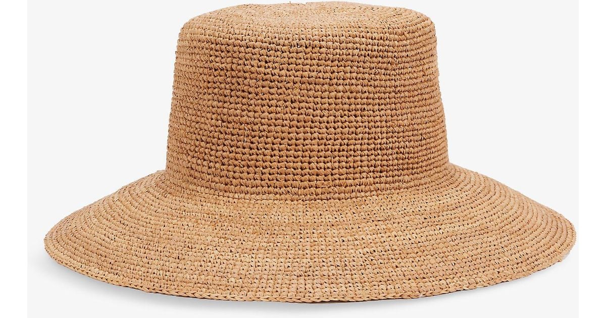 Lack of Color Inca Wide Straw Bucket Hat in Tan (Natural) Lyst Canada