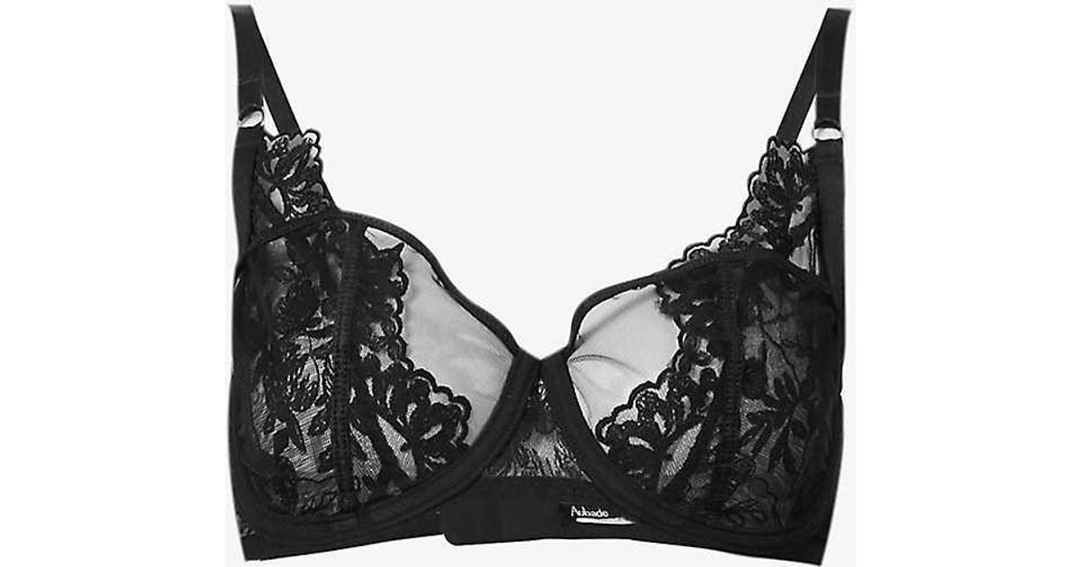 Aubade After Midnight Halfcup Stretchlace Bra in Black Lyst
