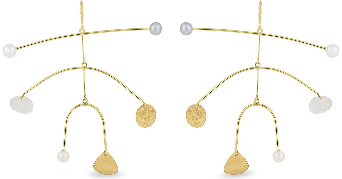 Lyst Becca Jewellery Peggy 9 Mobile Earrings