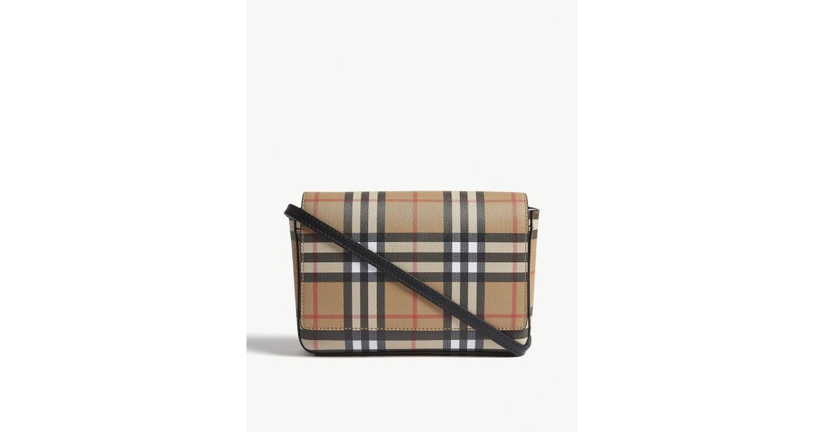 hampshire vintage check crossbody bag