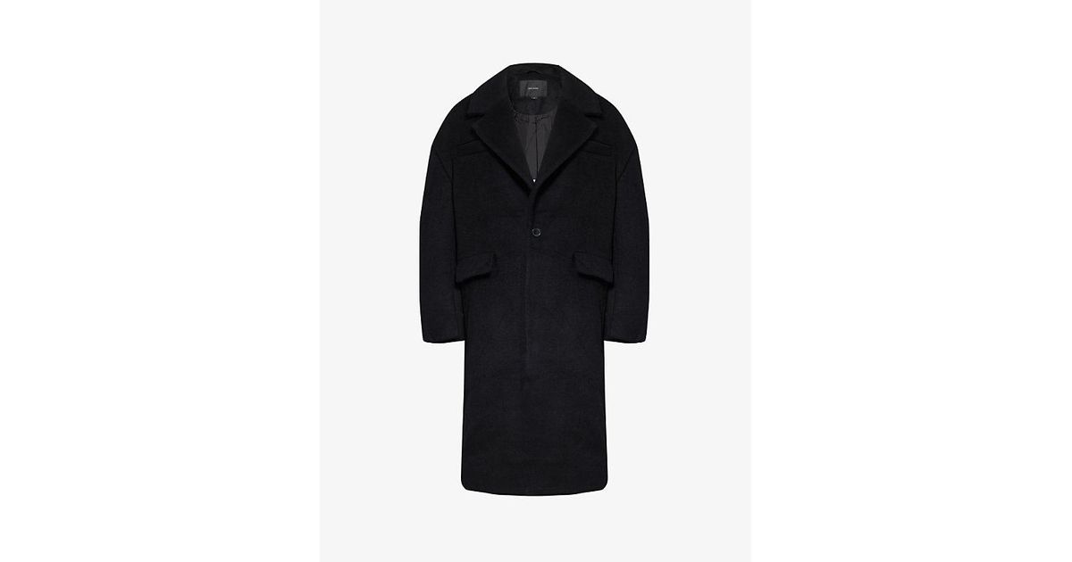Entire studios Basilica Notchedlapel Oversizedfit Woolblend Coat X