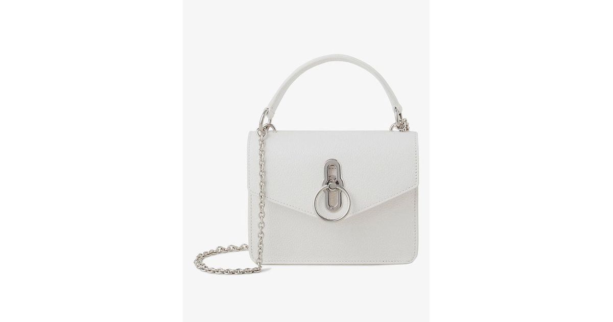 Mulberry Amberley Small Leather Crossbody Bag in White Lyst