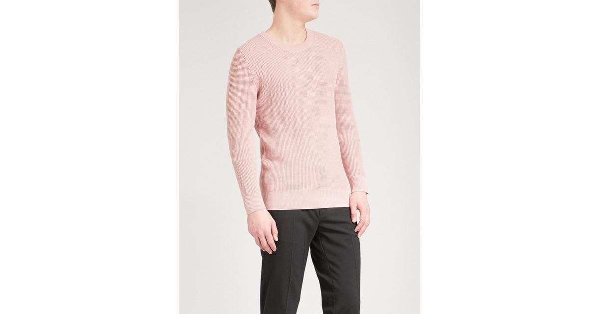 baby pink mens jumper
