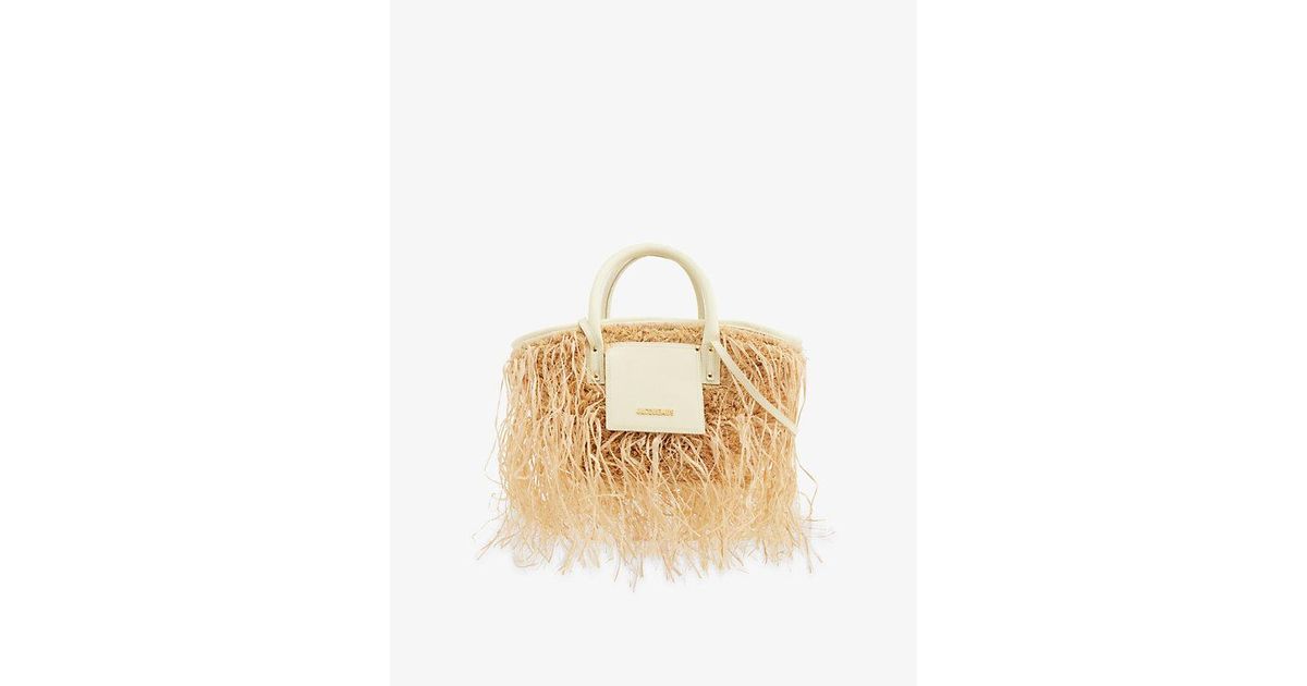 Jacquemus mini straw bag deals