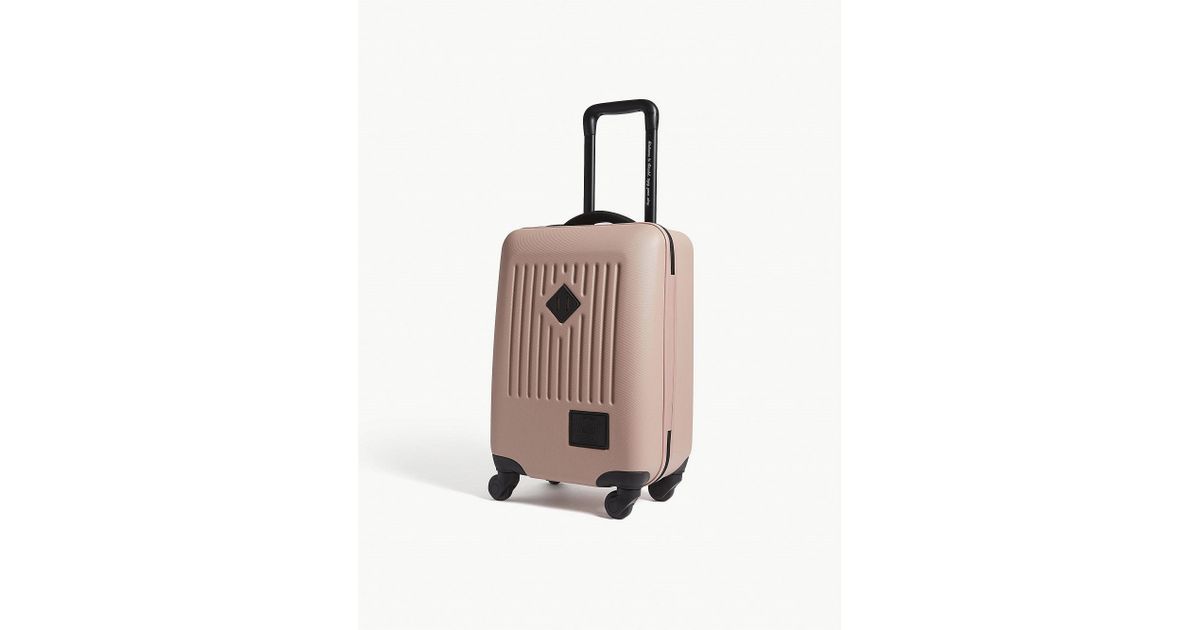 pink hard case suitcase