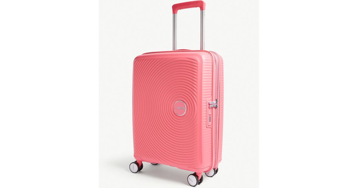 hot pink american tourister luggage