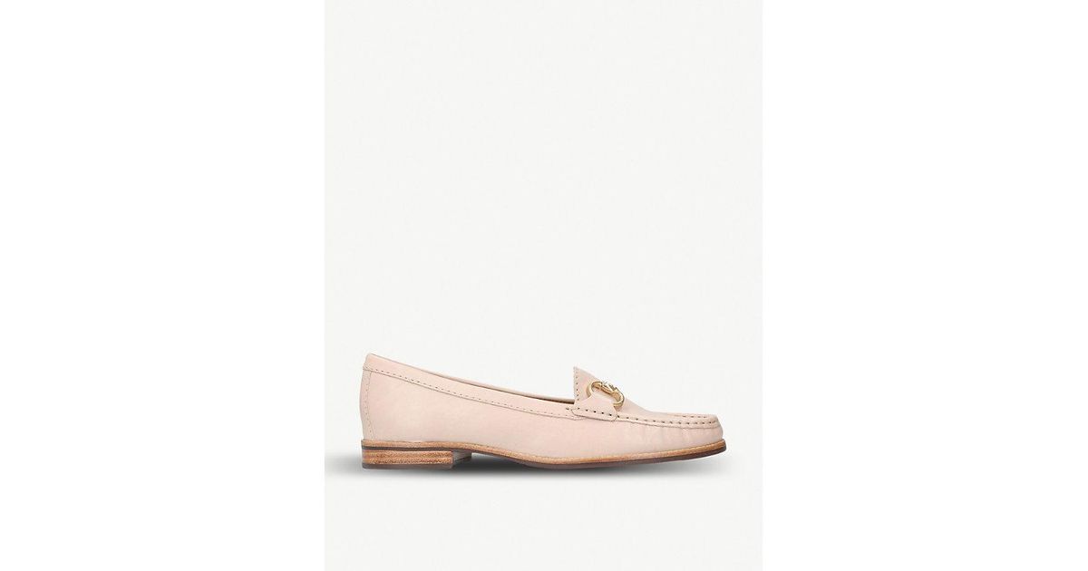 Carvela Kurt Geiger Click Leather Loafers in Pink | Lyst
