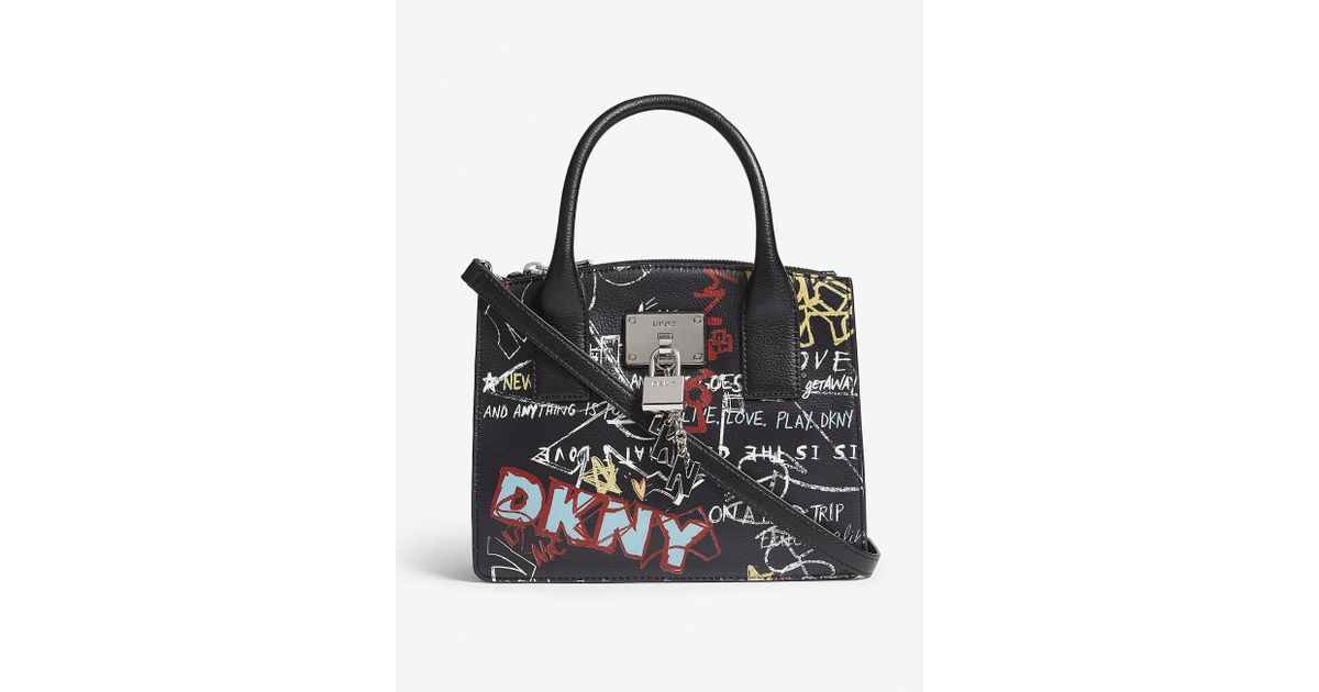 dkny elissa graffiti bag