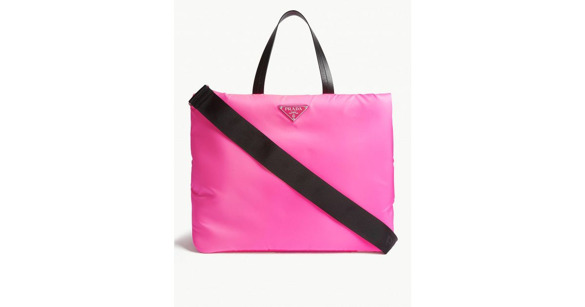 prada neon pink bag