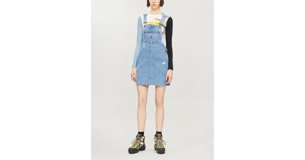 tommy jeans denim dress
