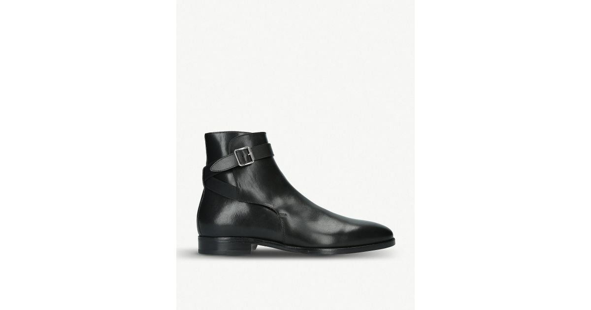 ralph lauren black ankle boots