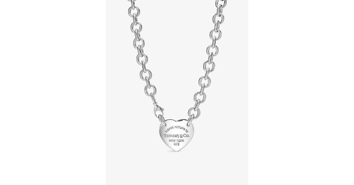 Tiffany & co return to tiffany necklace discount