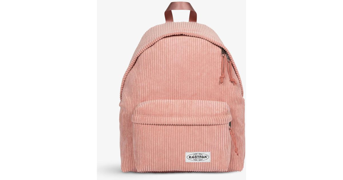 Eastpak Lace Softrib Padded Woven Backpack in Pink Lyst
