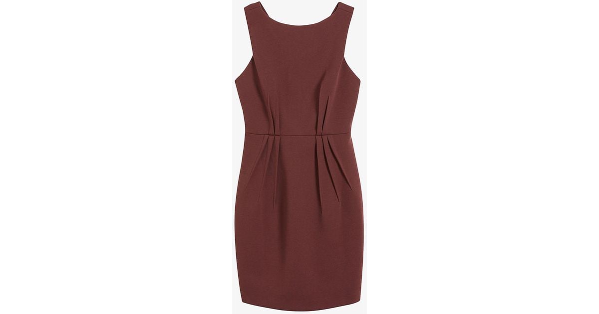 Ted Baker Synthetic Lophiaz Tulipskirt Woven Mini Dress in Brown