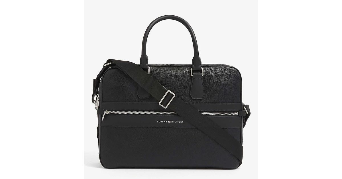 faux leather work bag