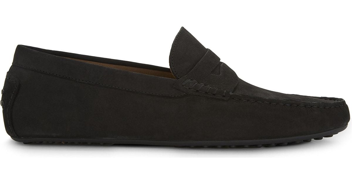 ALDO Gwiralian Suede Loafers in Black 