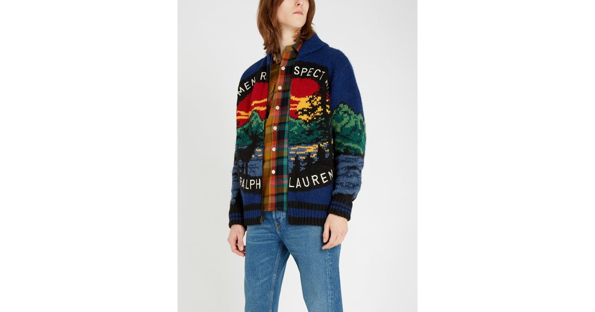 Polo Ralph Lauren Sportsmen Respect Wildlife Knitted Cardigan for Men Lyst UK