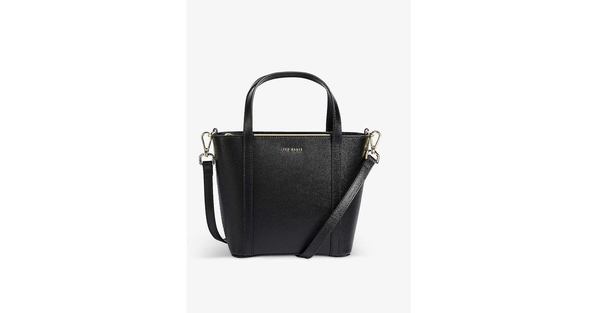 TED BAKER Kimiaa Saffiano Bar Detail Tote