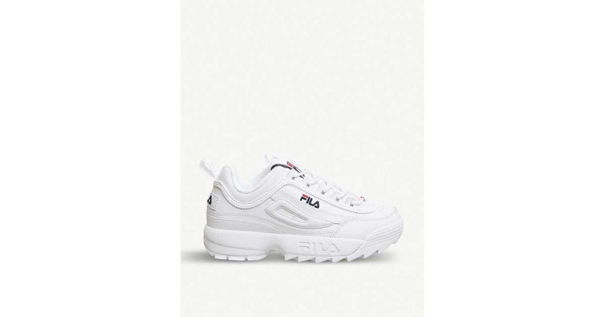 fila leather trainers