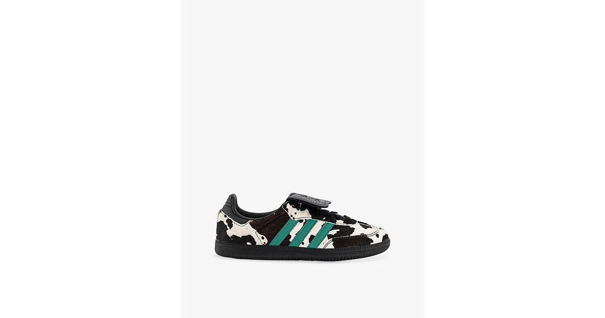 adidas Samba Lt Cow Print W Sneaker in Black | Lyst