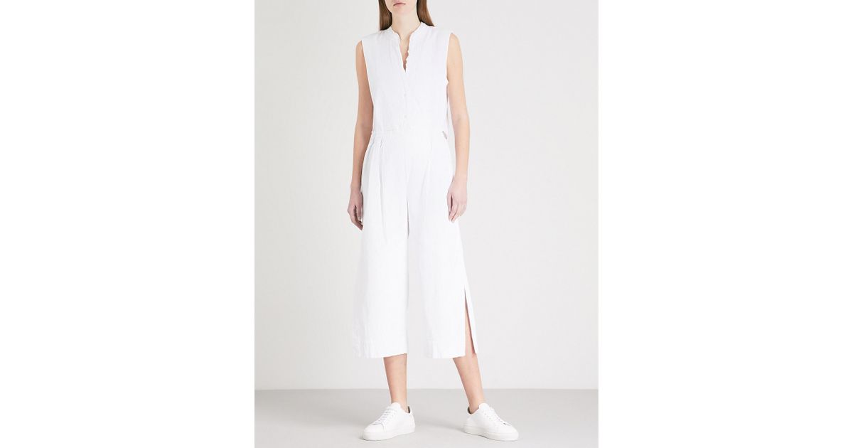 vince white jumpsuit