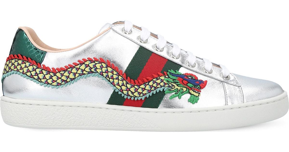 gucci sneakers with dragon