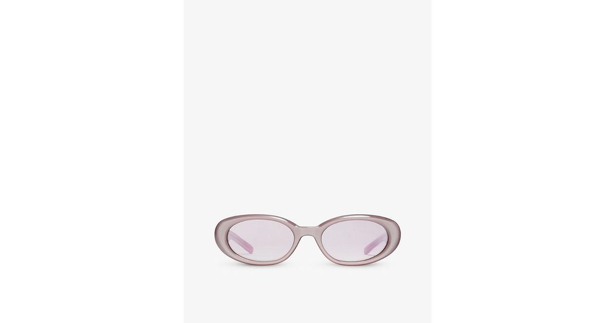 Gentle Monster Bandoneon S Pc5 Ovalframe Acetate Sunglasses Lyst