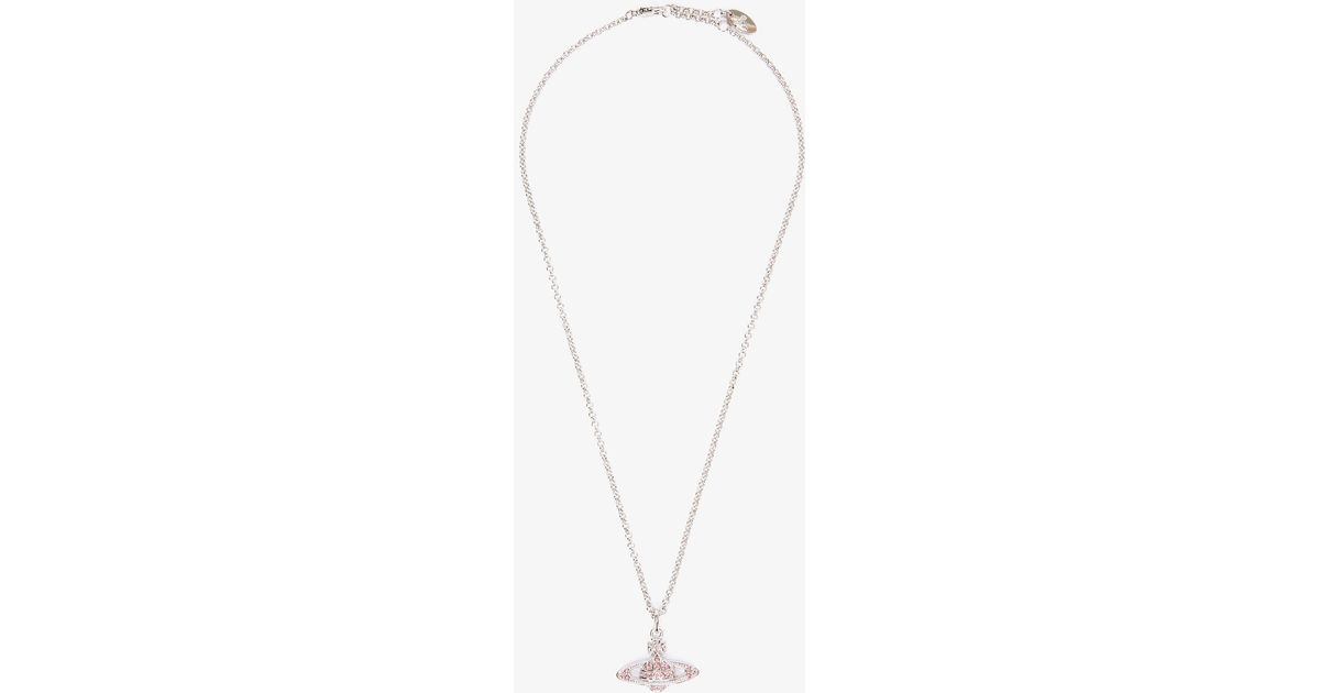 Vivienne Westwood Mini Bas Relief Brass Pendant Necklace | Lyst UK