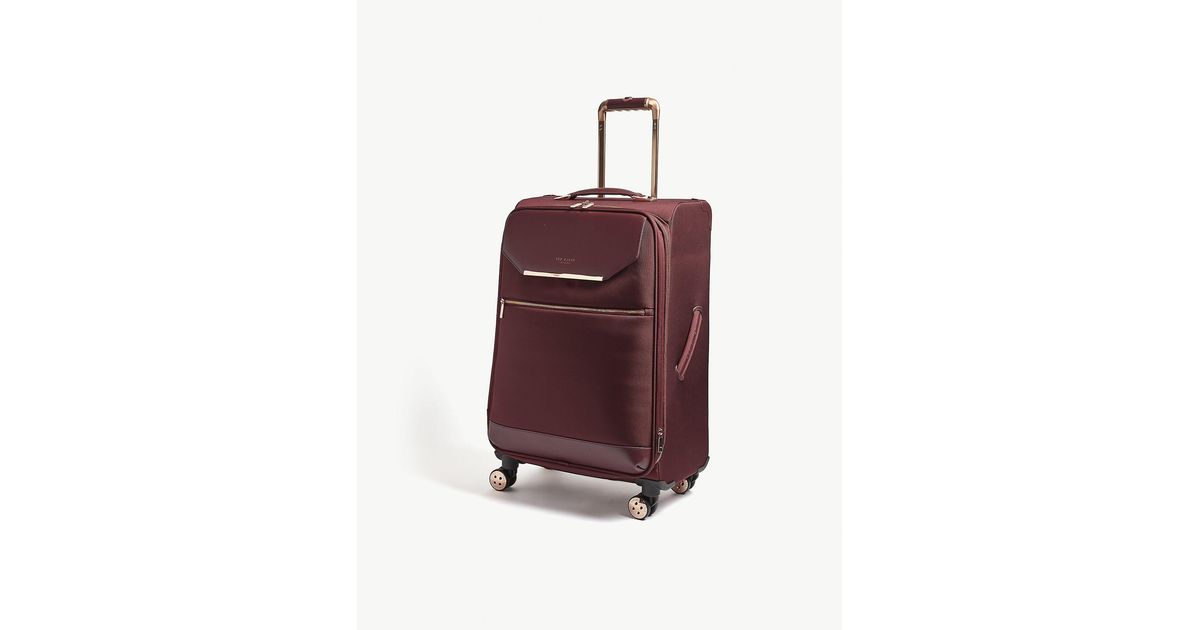ted baker burgundy suitcase