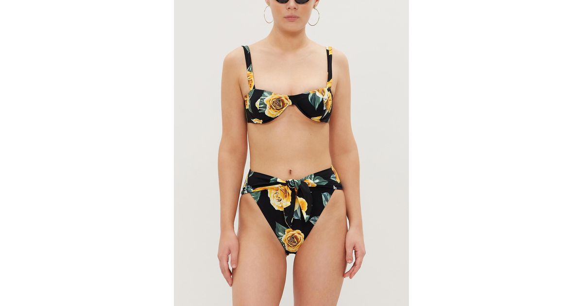 Figleaves Womens Maya Underwired Halter Bikini Top