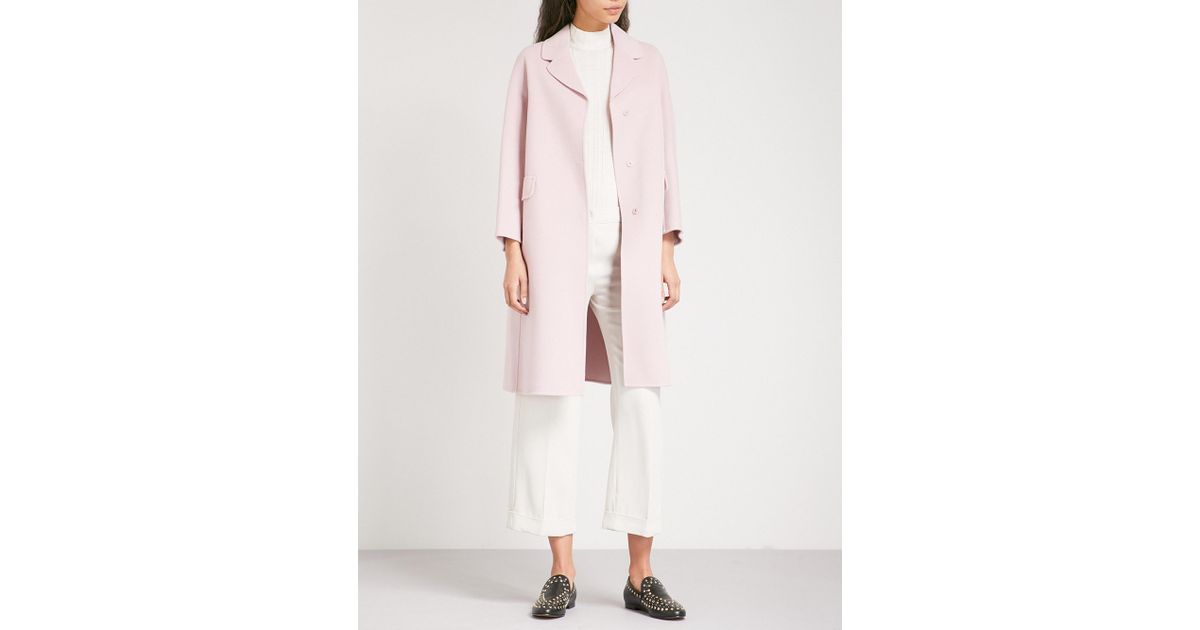 Light Pink Wool Coat Online Sale, UP TO 54% OFF