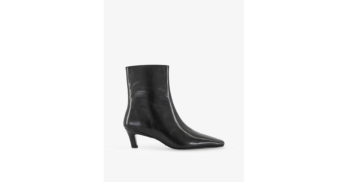 Tony Bianco Estelle Leather Heeled Ankle Boots in Black Lyst UK