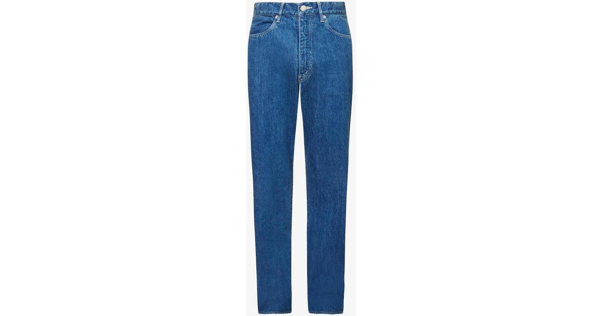 AURALEE Aur Light Selvege Jeans in Blue for Men | Lyst