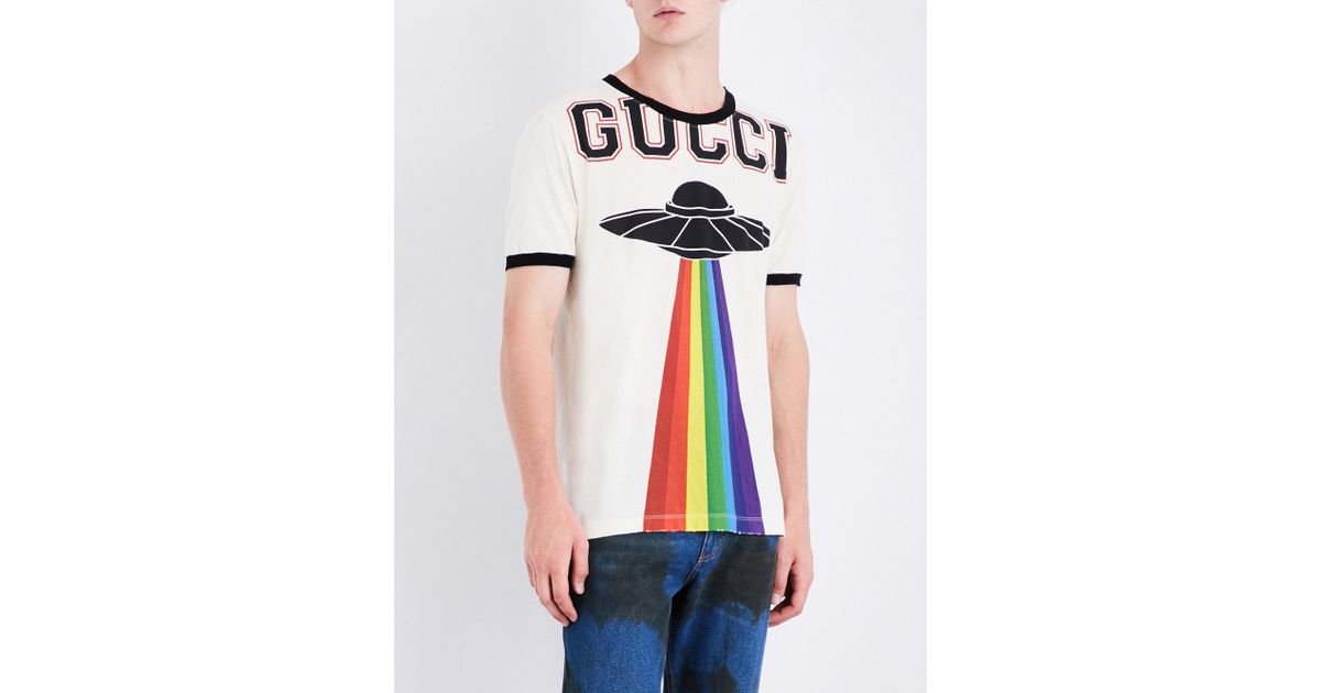 rainbow gucci t shirt