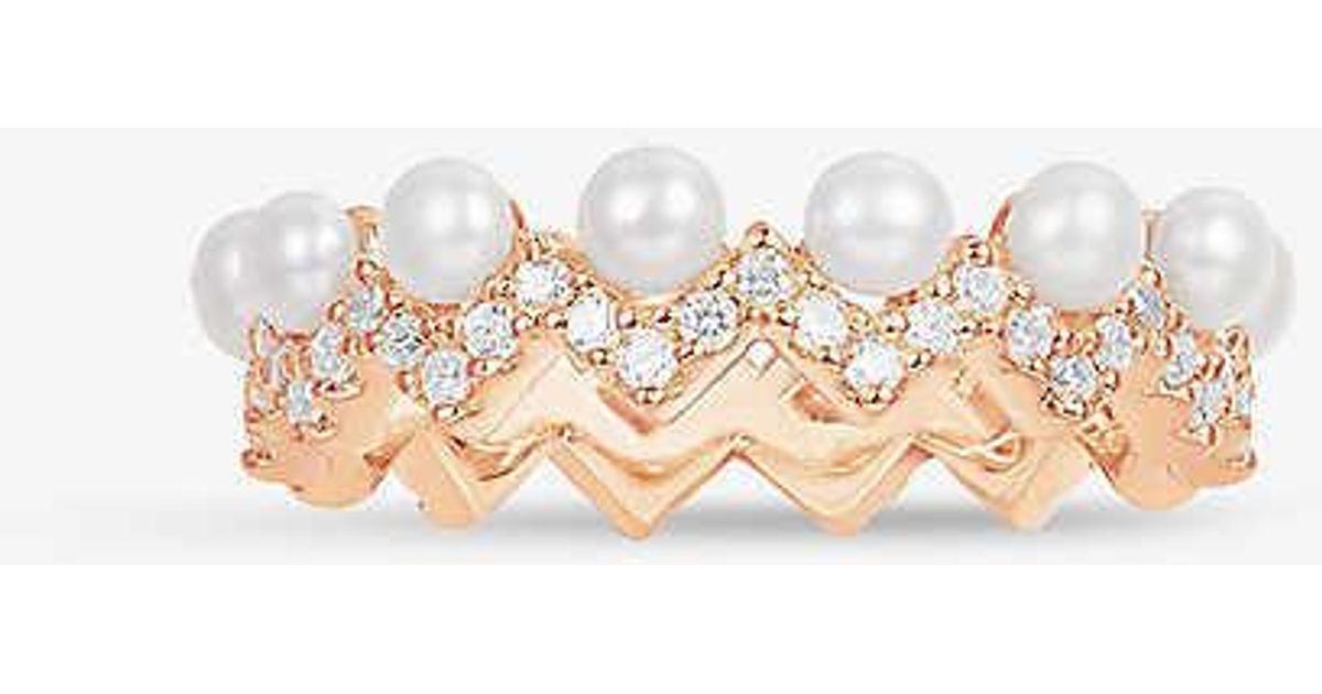 Apm monaco shop pearl ring