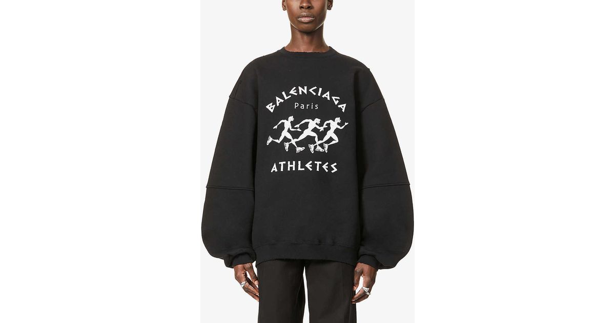 Logo-print Cotton-jersey Sweatshirt 