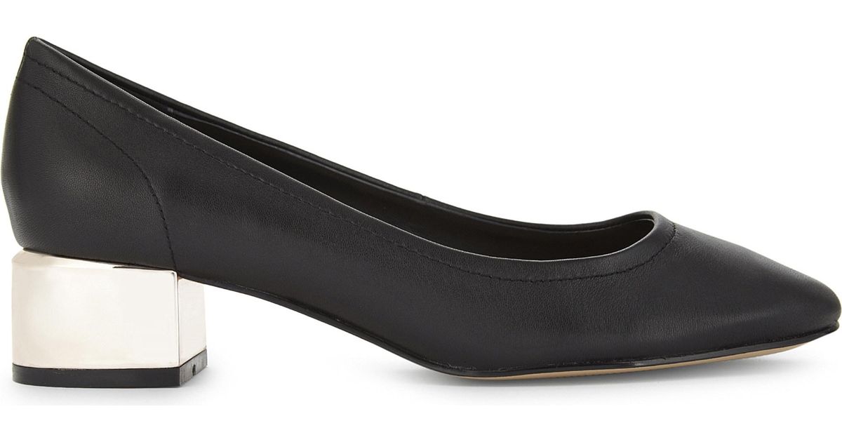 black leather courts
