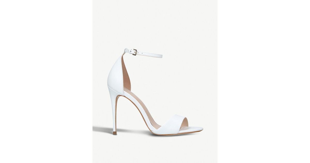 carvela white heels