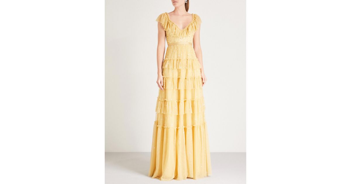 Needle and thread yellow dress hotsell