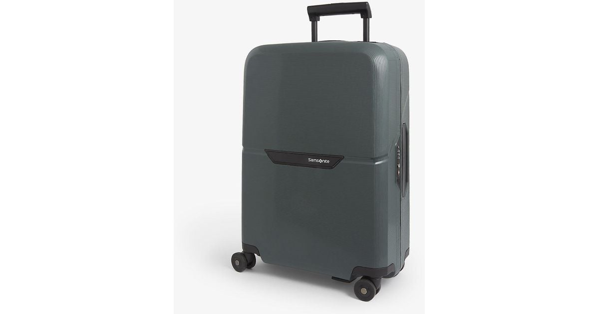 Samsonite Magnum Eco Spinner Recycled-plastic Four-wheel Suitcase 55cm in  Green | Lyst