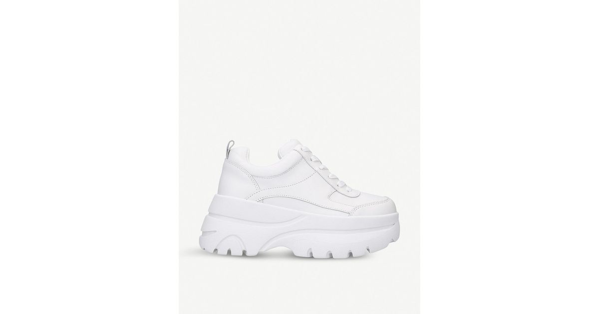 hansel white leather