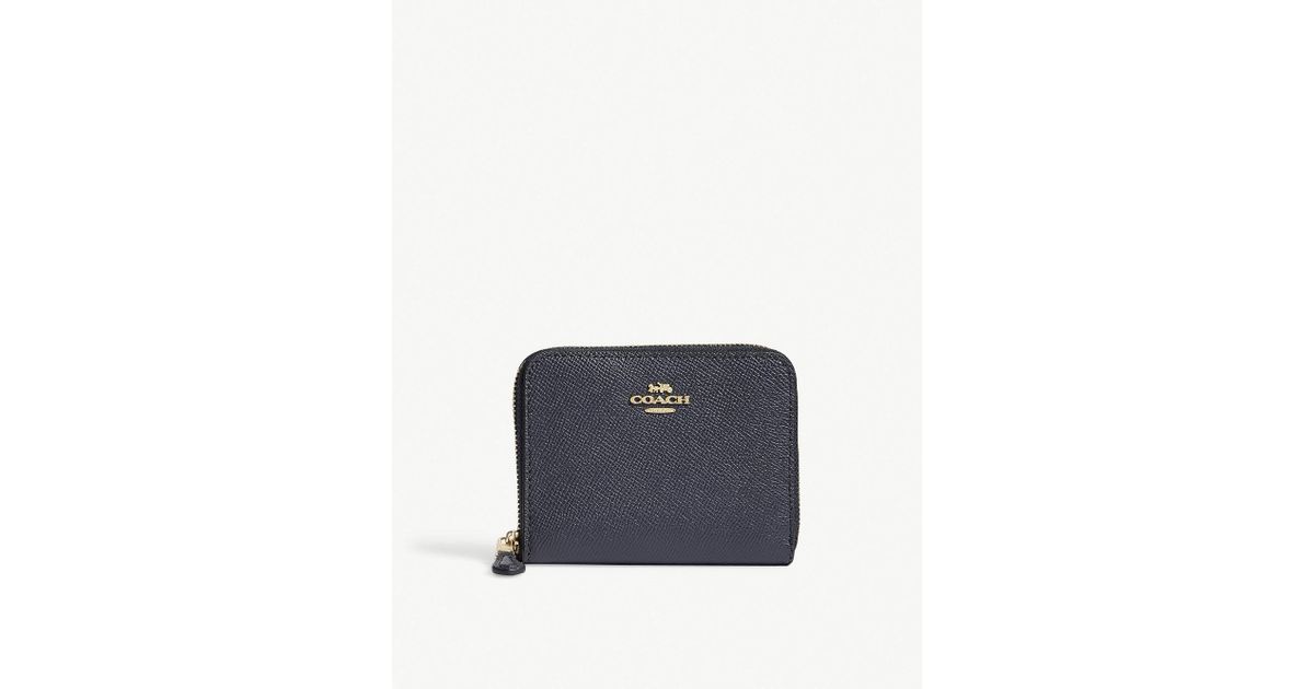 coach small zip around wallet price