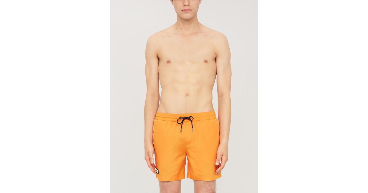 burberry shorts orange