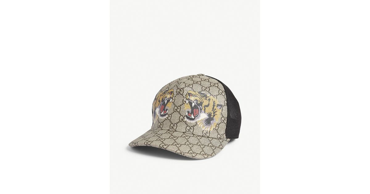 tiger gucci cap
