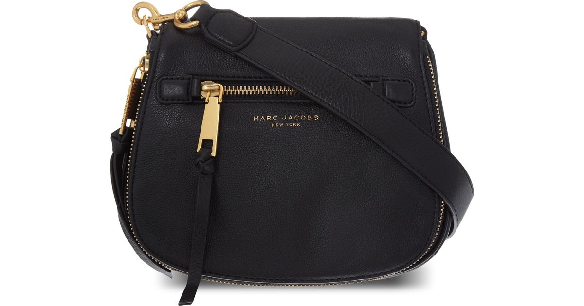 marc jacobs recruit saddle bag black